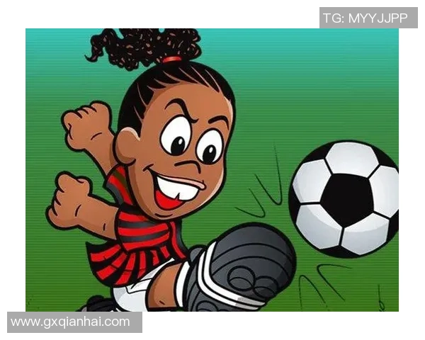 足球明星卡通形象设计简洁而美丽展现运动精神与魅力